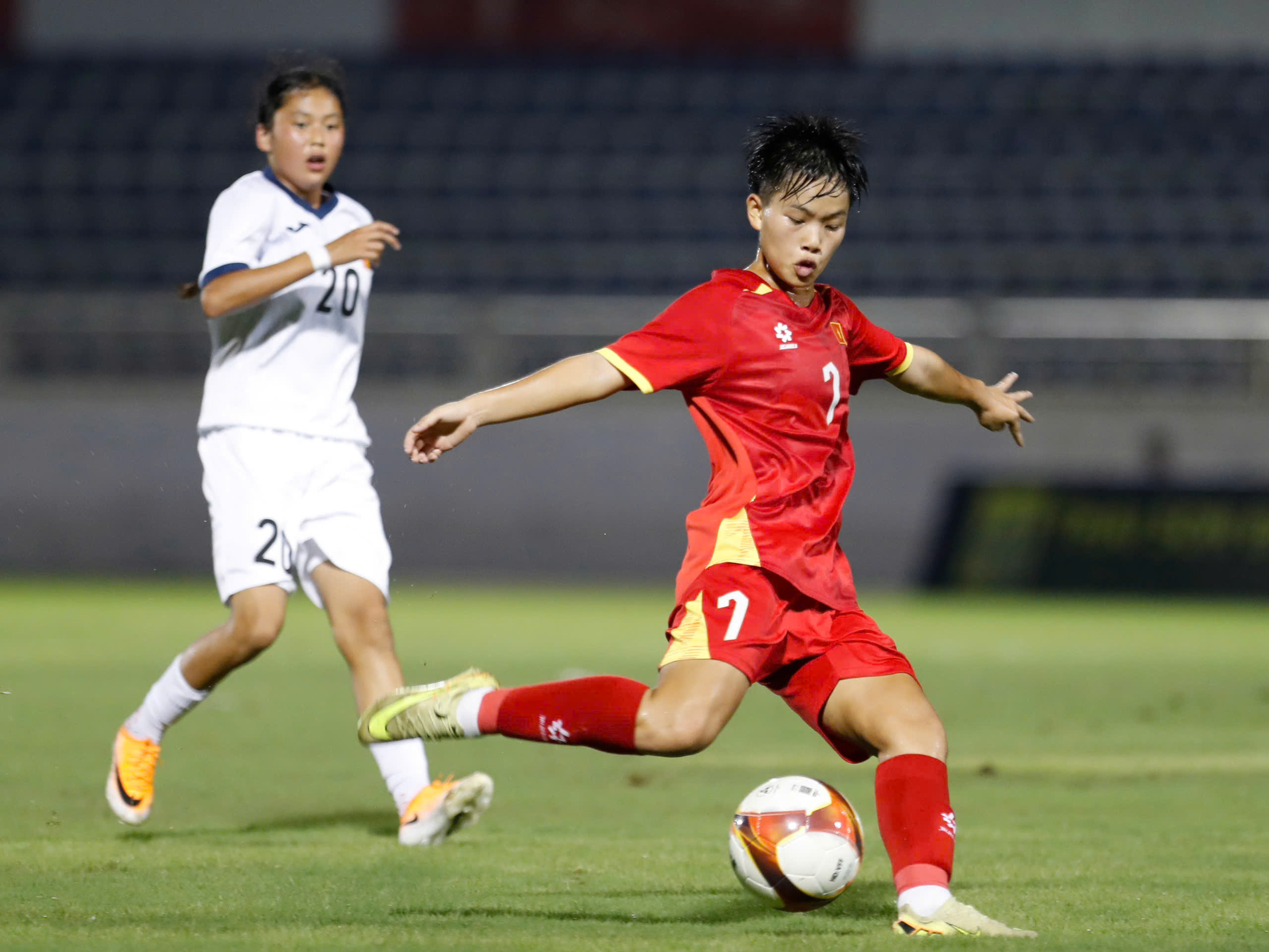 U17 nữ Việt Nam giành vé dự Vòng chung kết châu Á 2027 - Ảnh 1.