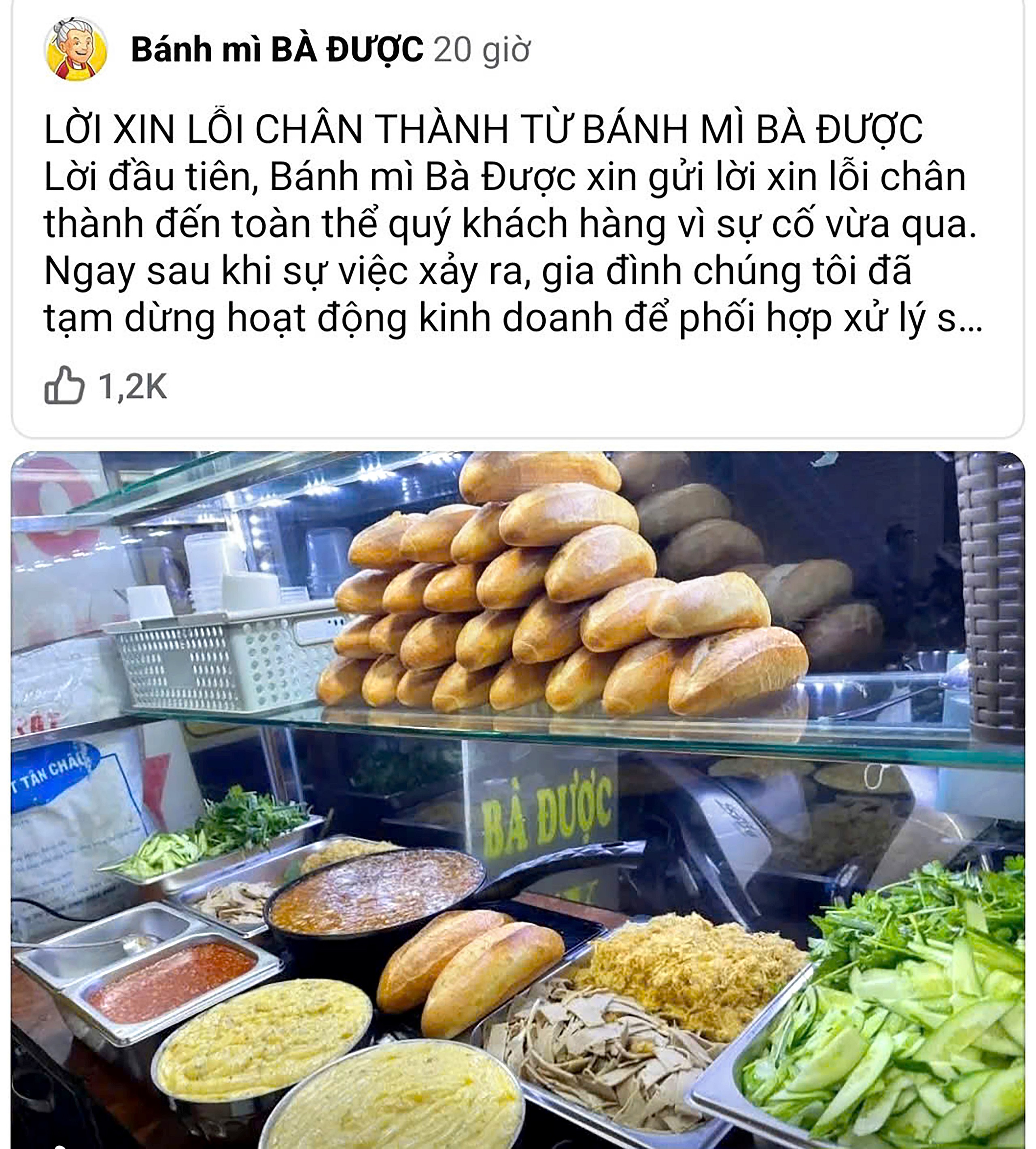 Bánh mì Bà Được lên tiếng xin lỗi, số ca ngộ độc nghi do ăn bánh mì đã tăng lên 167 người - Ảnh 2.