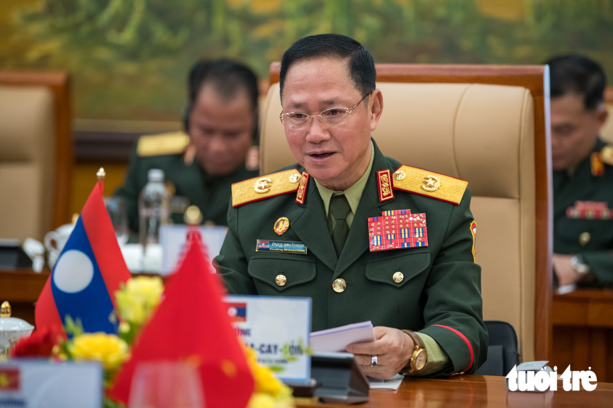 Đại tướng Phan Văn Giang hội đàm với Phó thủ tướng Lào thúc đẩy hợp tác Quốc phòng 2026 - Ảnh 5.