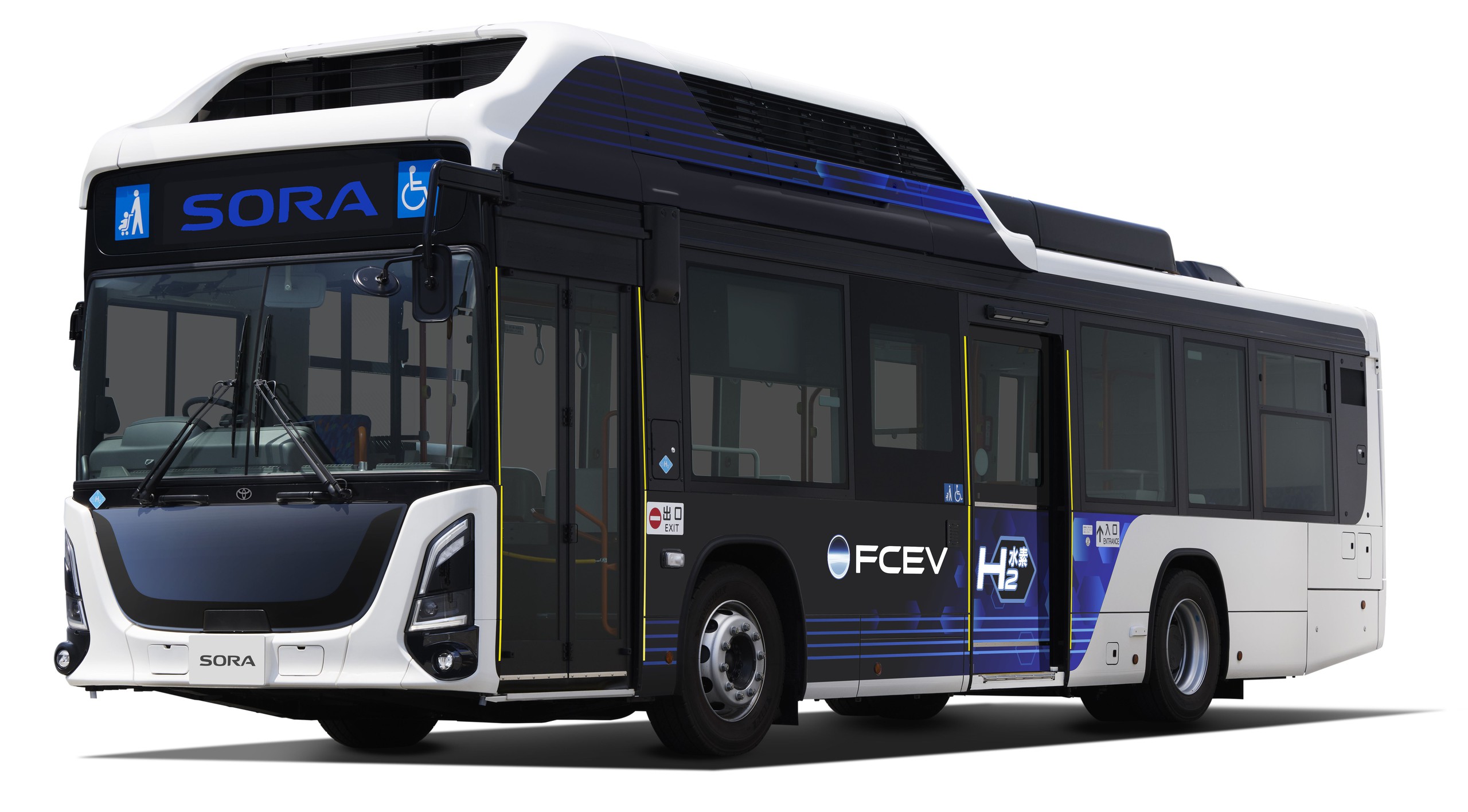 Xe buýt điện Toyota chạy hơn 300km không cần sạc, tiếp nhiên liệu như xe xăng - Ảnh 1.