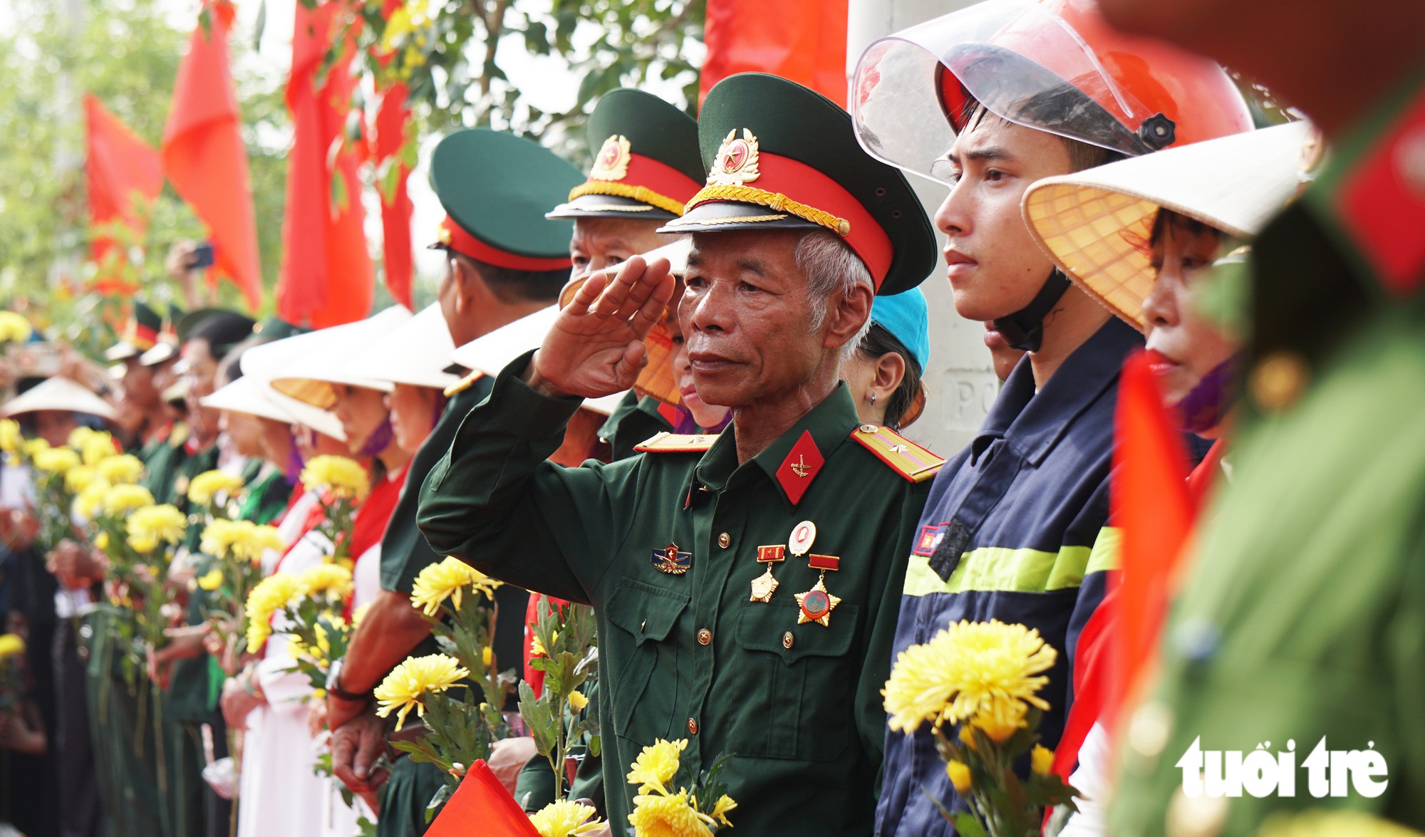 Hải Phòng truy điệu, an táng 56 hài cốt liệt sĩ và đồng bào tử nạn thời chống Pháp - Ảnh 7.