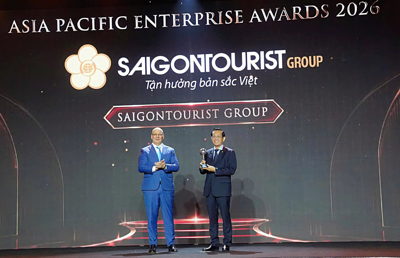 Saigontourist Group nhận giải Thương hiệu Truyền cảm hứng châu Á - Thái Bình Dương - Ảnh 1.