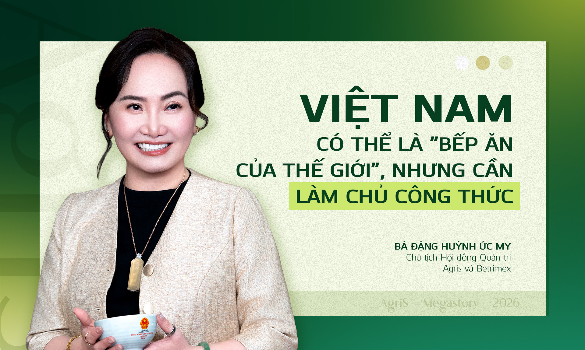 Việt Nam có thể là ‘bếp ăn của thế giới’, nhưng cần làm chủ công thức
