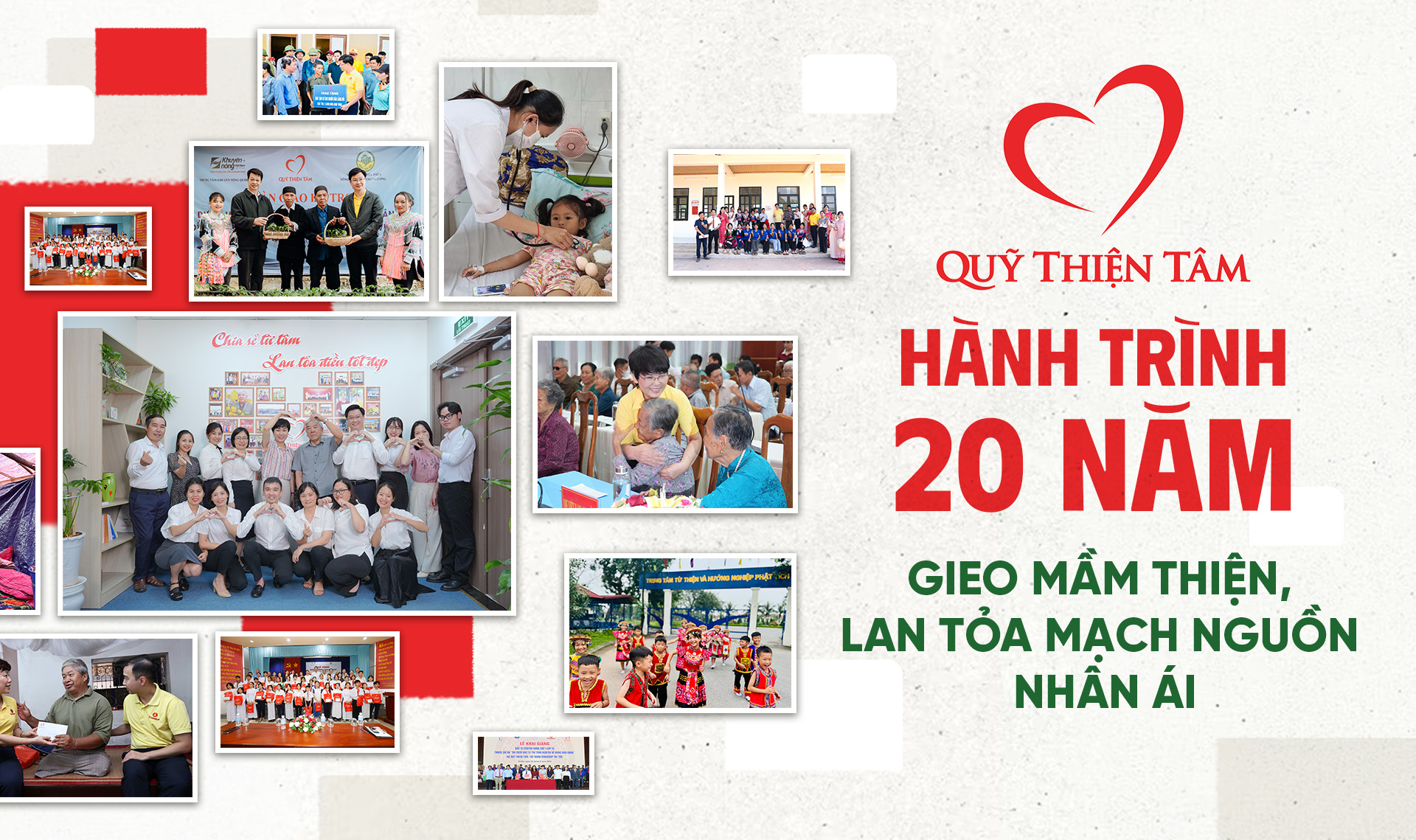 QUỸ THIỆN TÂM: HÀNH TRÌNH 20 NĂM GIEO MẦM THIỆN, LAN TỎA MẠCH NGUỒN NHÂN ÁI