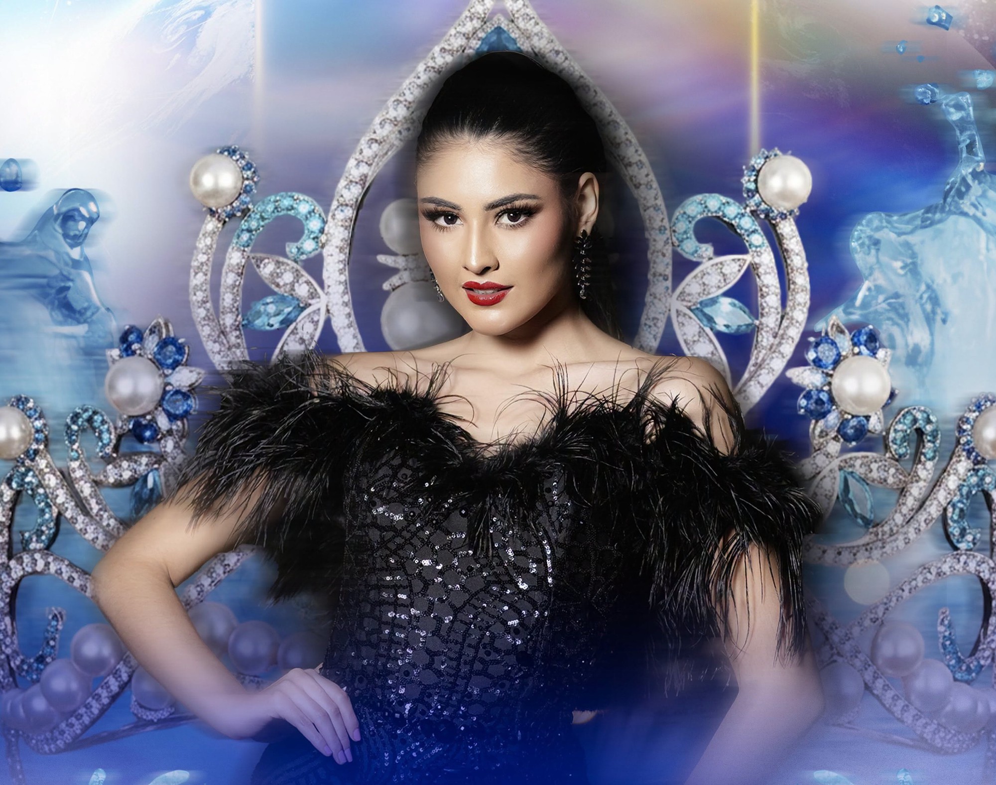 Vừa đoạt á hậu 1 Miss Universe Vietnam, Trịnh Mỹ Anh mất danh hiệu Miss Earth Water - Ảnh 2.