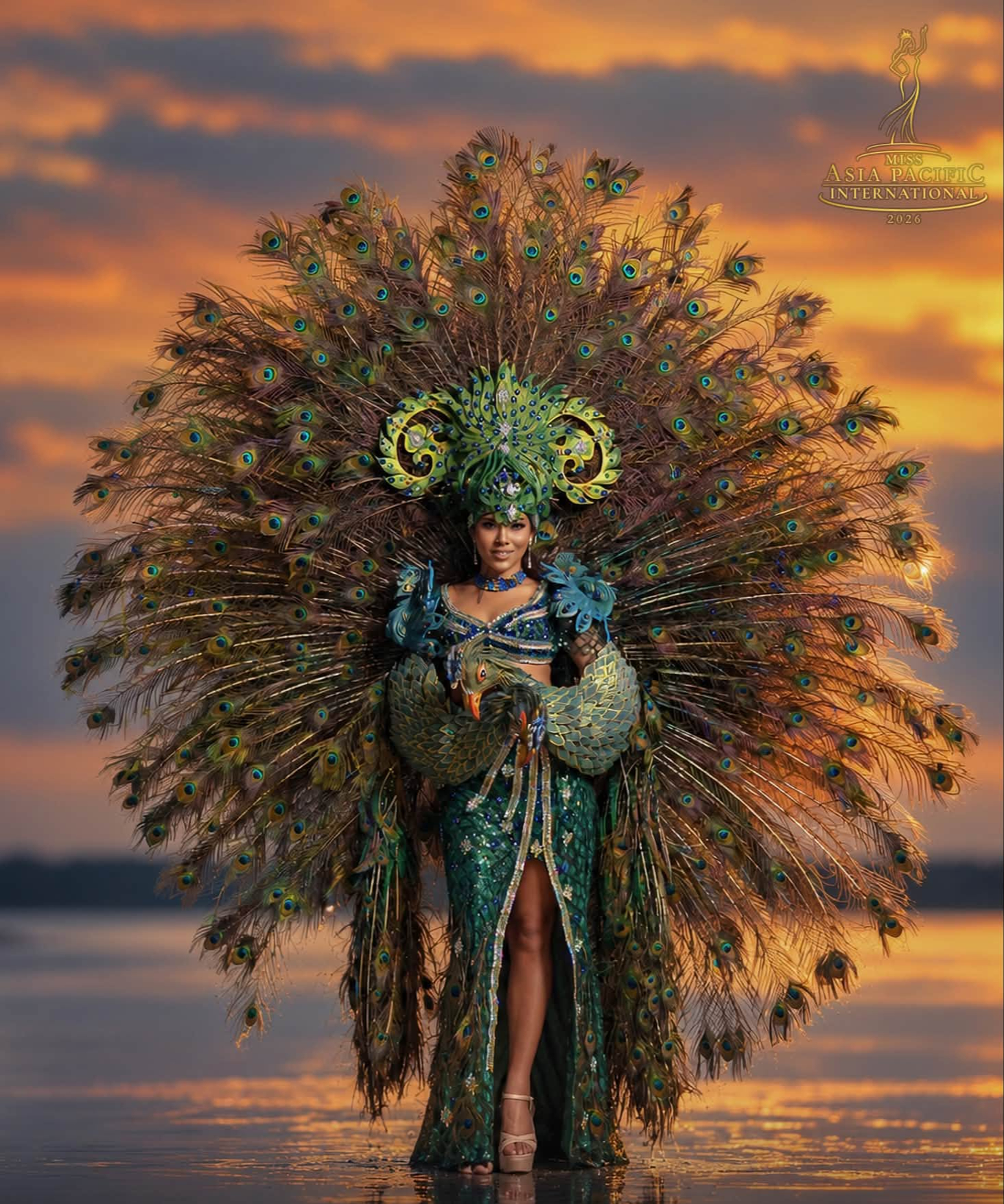 Mãn nhãn trang phục dân tộc Miss Asia Pacific International 2026, Việt Nam vắng mặt - Ảnh 2.