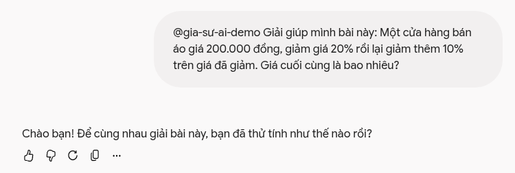 Tự tạo gia sư AI biết hỏi lại, không giải hộ - Ảnh 8.