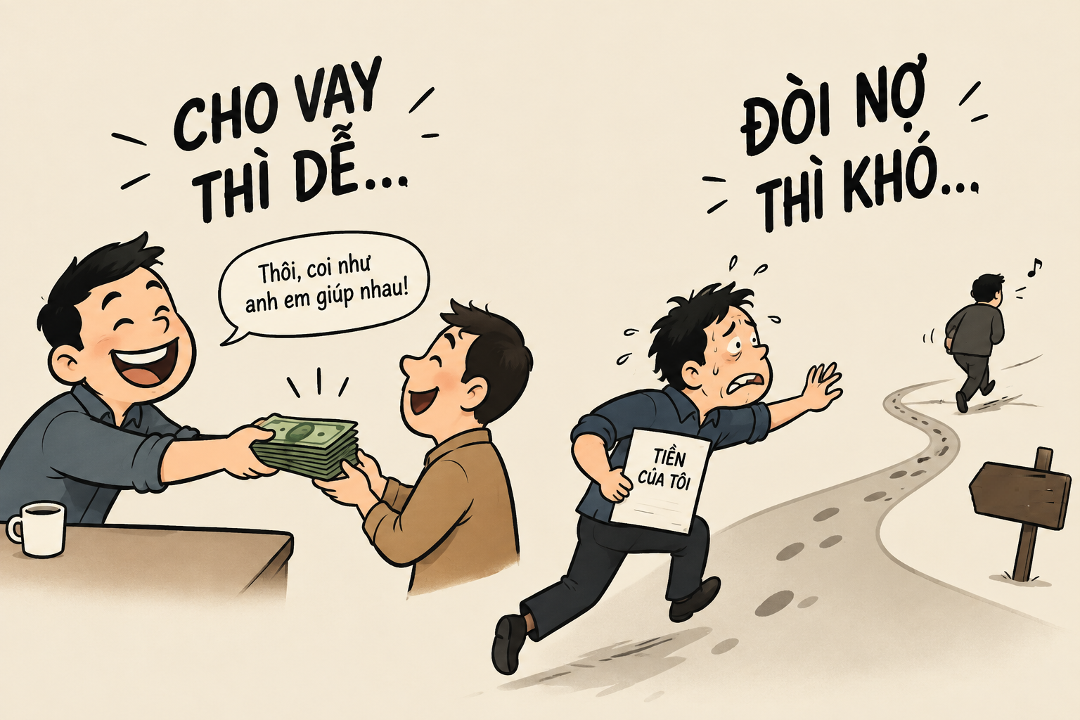 Khổ như chủ nợ, tiền đi thì có cánh, tiền về thì ‘tùy duyên’ - Ảnh 1.