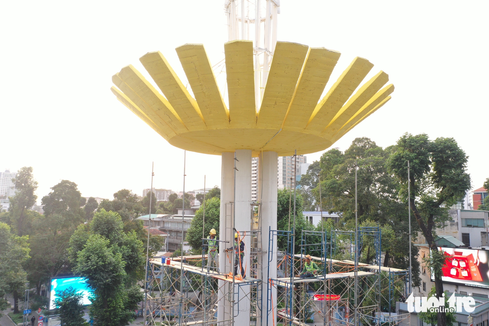 Ho Chi Minh City’s Turtle Lake gets fresh look ahead of Tet - Ảnh 6. Ho Chi Minh City’s Turtle Lake gets fresh look ahead of Tet - Ảnh 6.