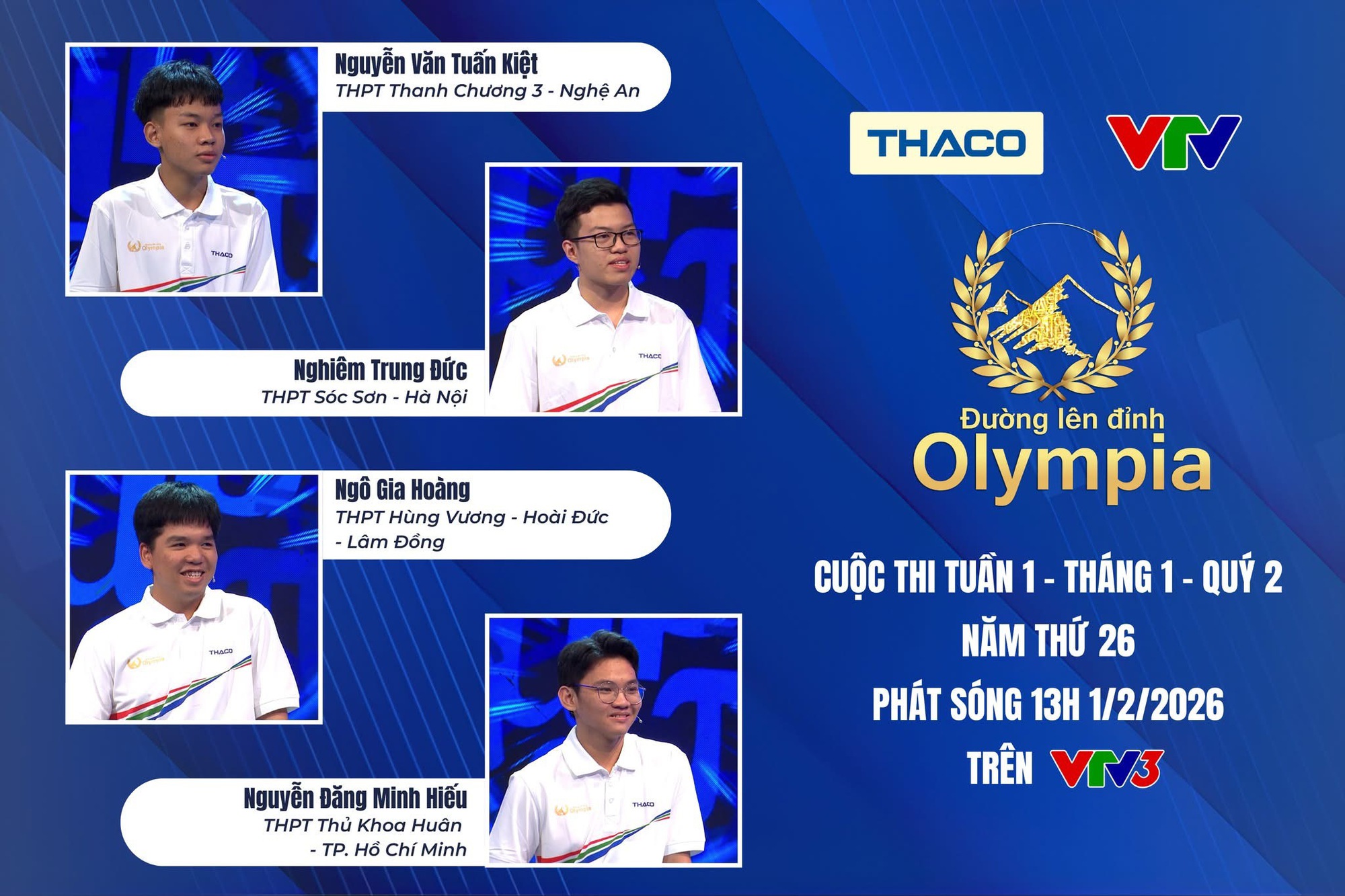 Đường lên đỉnh Olympia: Nam sinh Hà Nội giành chiến thắng với số điểm 300- Ảnh 1.