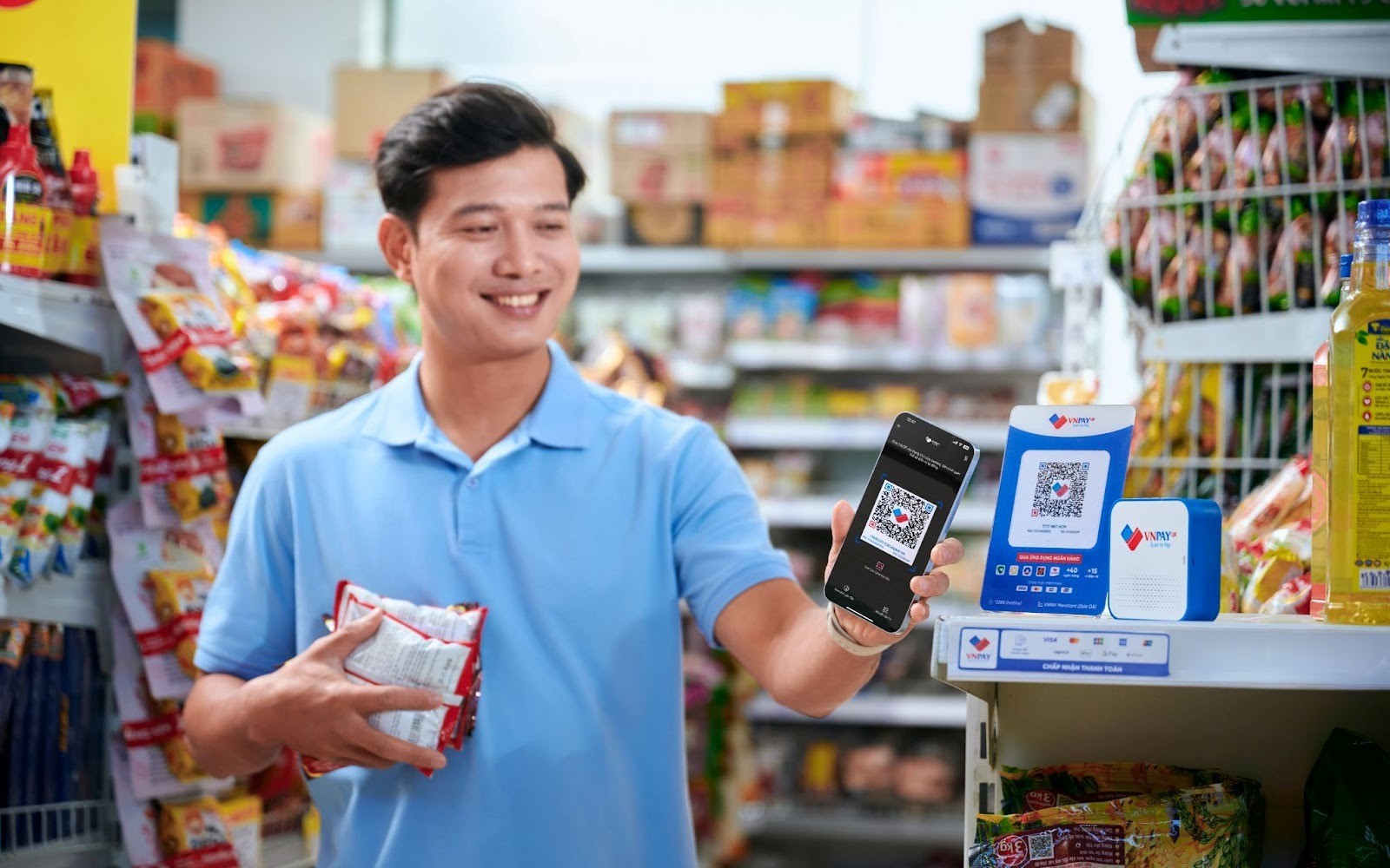 VNPAY-QR: Thanh toán tín dụng không cần thẻ, phủ sóng 600.000 điểm bán