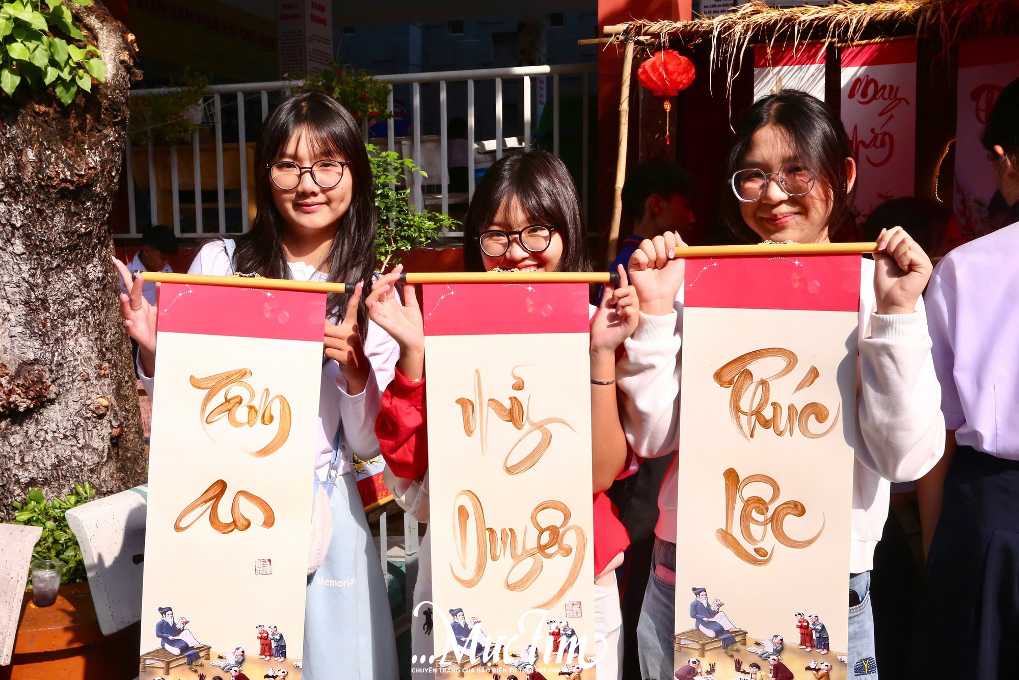 Không gian văn hóa, ẩm thực đặc sắc tại Hội xuân Bính Ngọ 2026 Trường THCS Hoàng Văn Thụ- Ảnh 1.