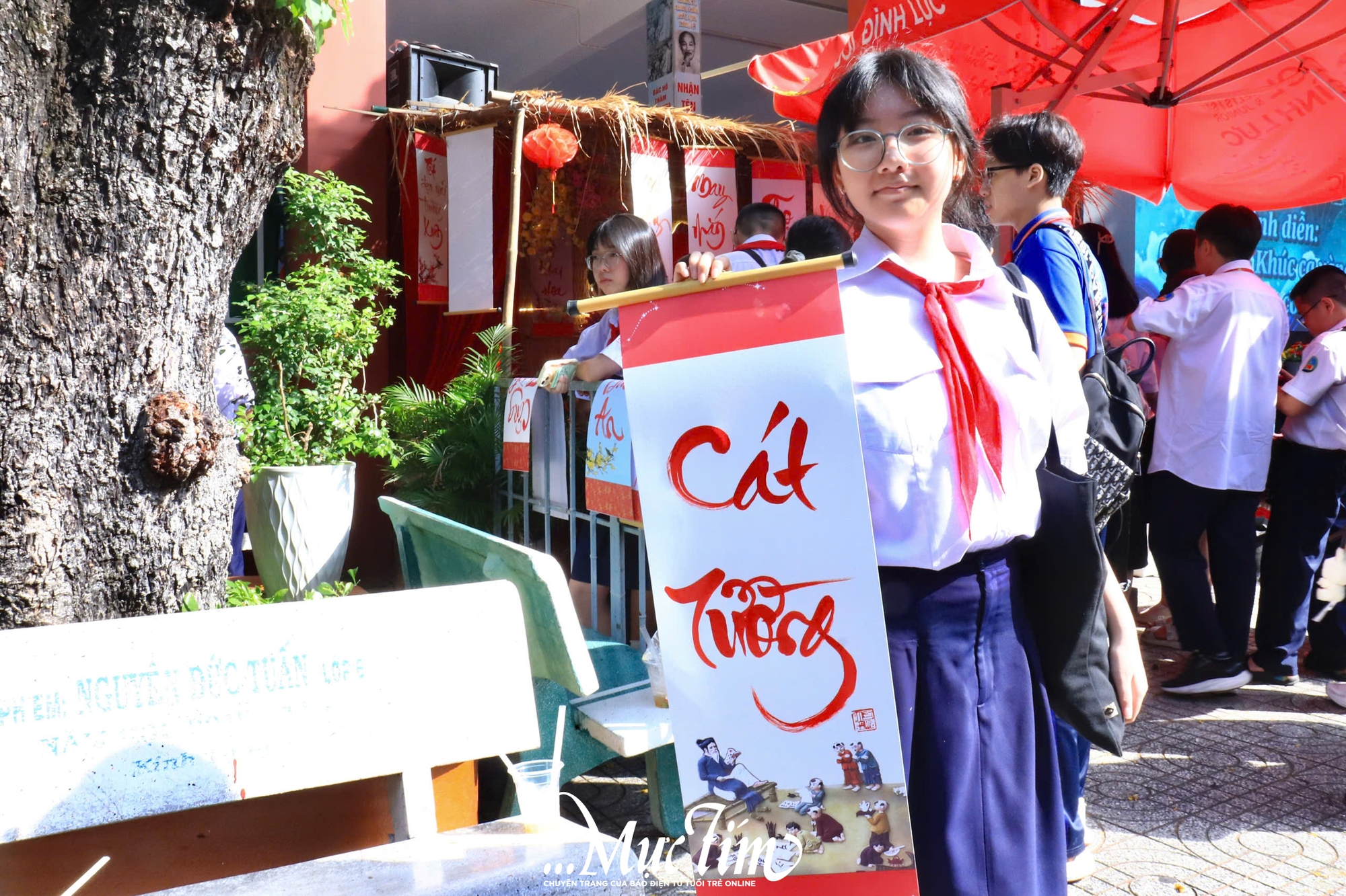 Không gian văn hóa, ẩm thực đặc sắc tại Hội xuân Bính Ngọ 2026 Trường THCS Hoàng Văn Thụ- Ảnh 6.