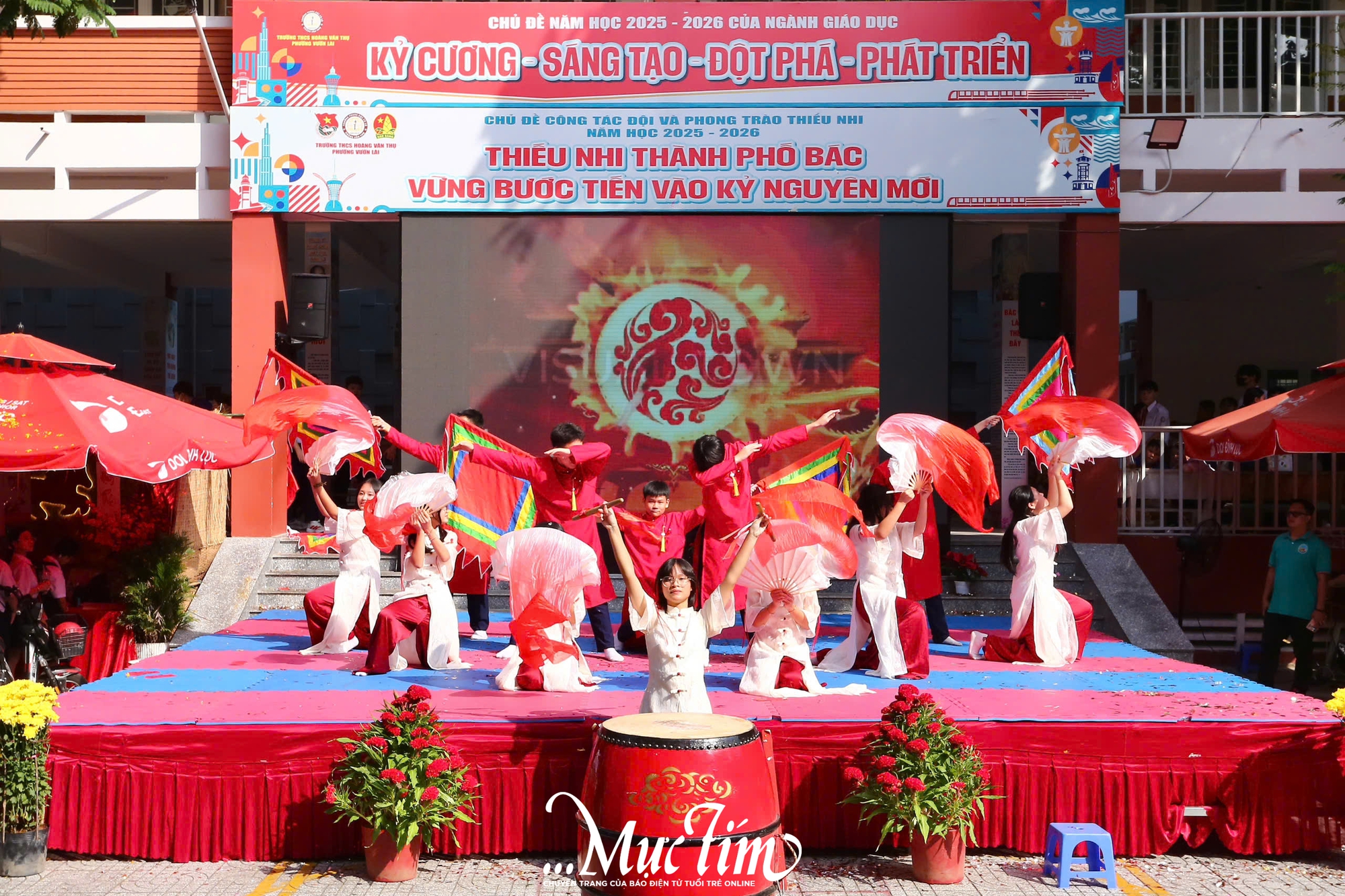 Không gian văn hóa, ẩm thực đặc sắc tại Hội xuân Bính Ngọ 2026 Trường THCS Hoàng Văn Thụ- Ảnh 8.