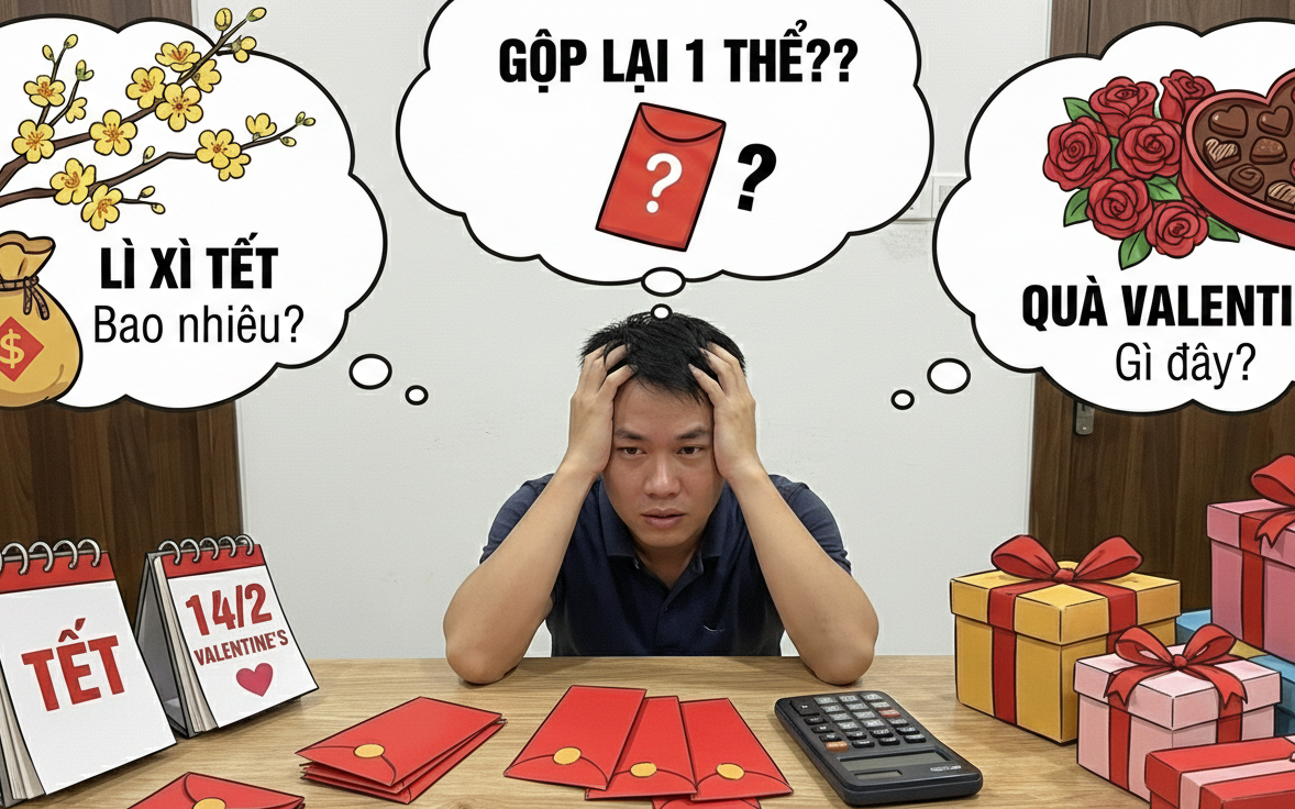Valentine trùng Tết: Gộp lì xì và quà Valentine - Tiện lợi hay rủi ro tình cảm?