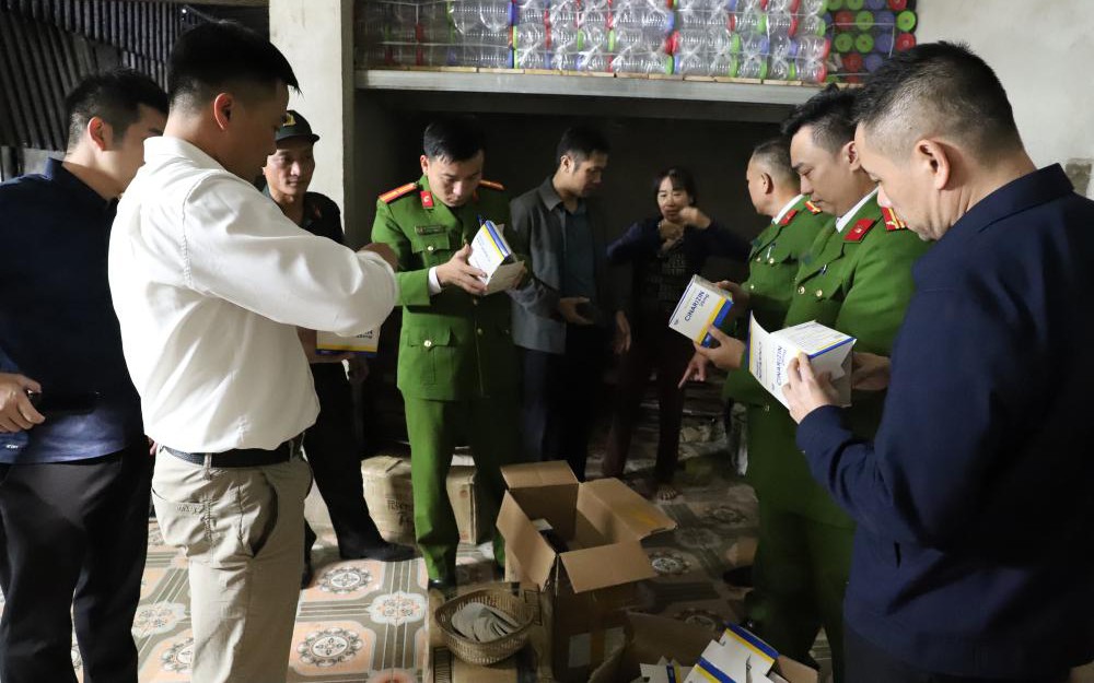 Triệt Phá Đường Dây Sản Xuất Thuốc Tăng Cân Giả Quy Mô Lớn Tại Hà Tĩnh