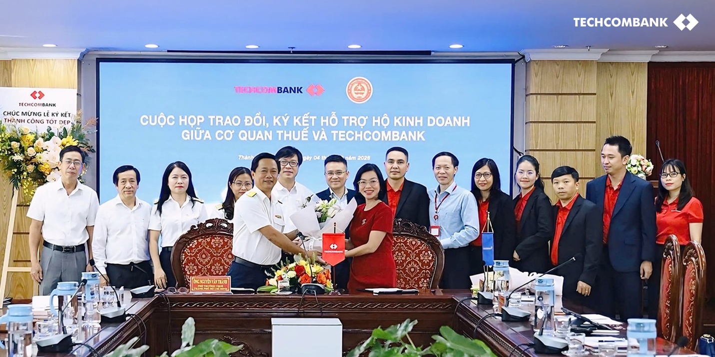 Techcombank phối hợp ngành Thuế hỗ trợ hộ kinh doanh minh bạch dòng tiền - Ảnh 1.