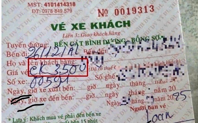 Gia Lai xác minh vụ nghi 'chặt chém' vé Tết 3,5 triệu đồng, nhà xe trả lại tiền cọc