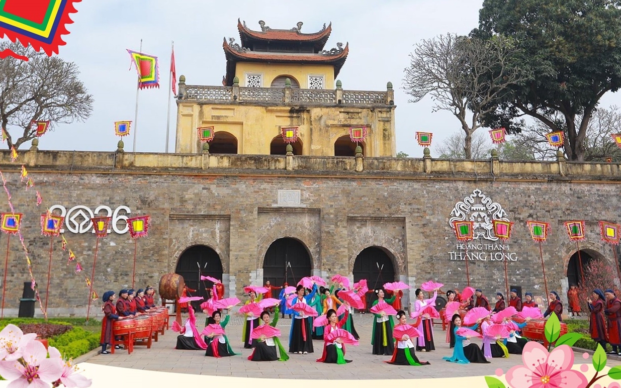 Đường Hoa Tết Hoàng Thành Thăng Long 2026: Bình Minh Khát Vọng Kết Nối Lịch Sử