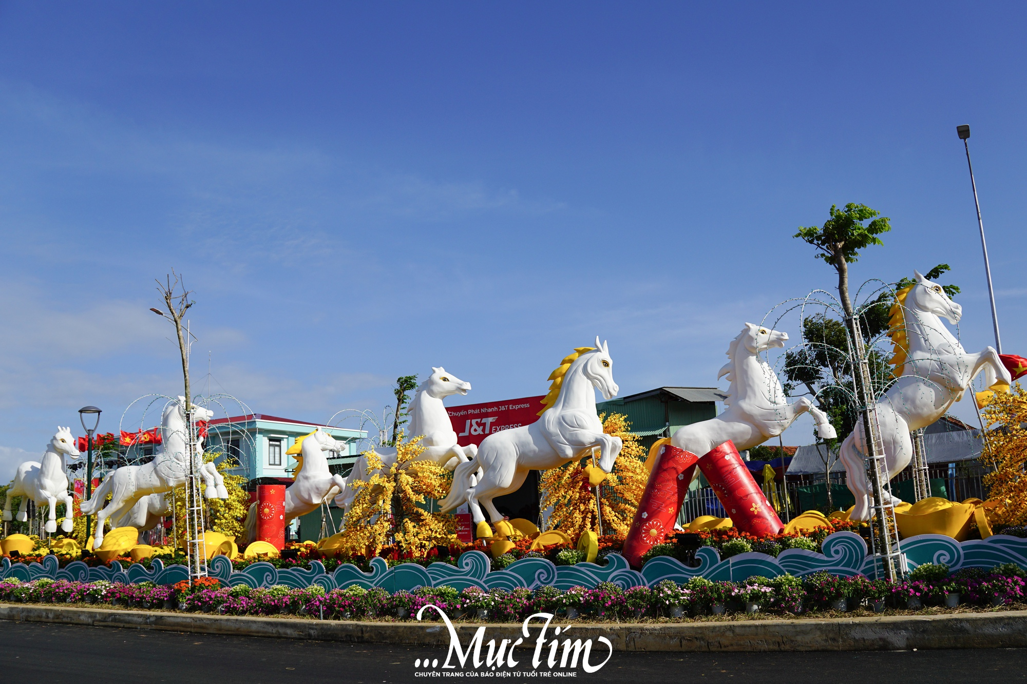 Linh vật bạch mã ở Bình Kiến, Đắk Lắk gây ấn tượng- Ảnh 2.