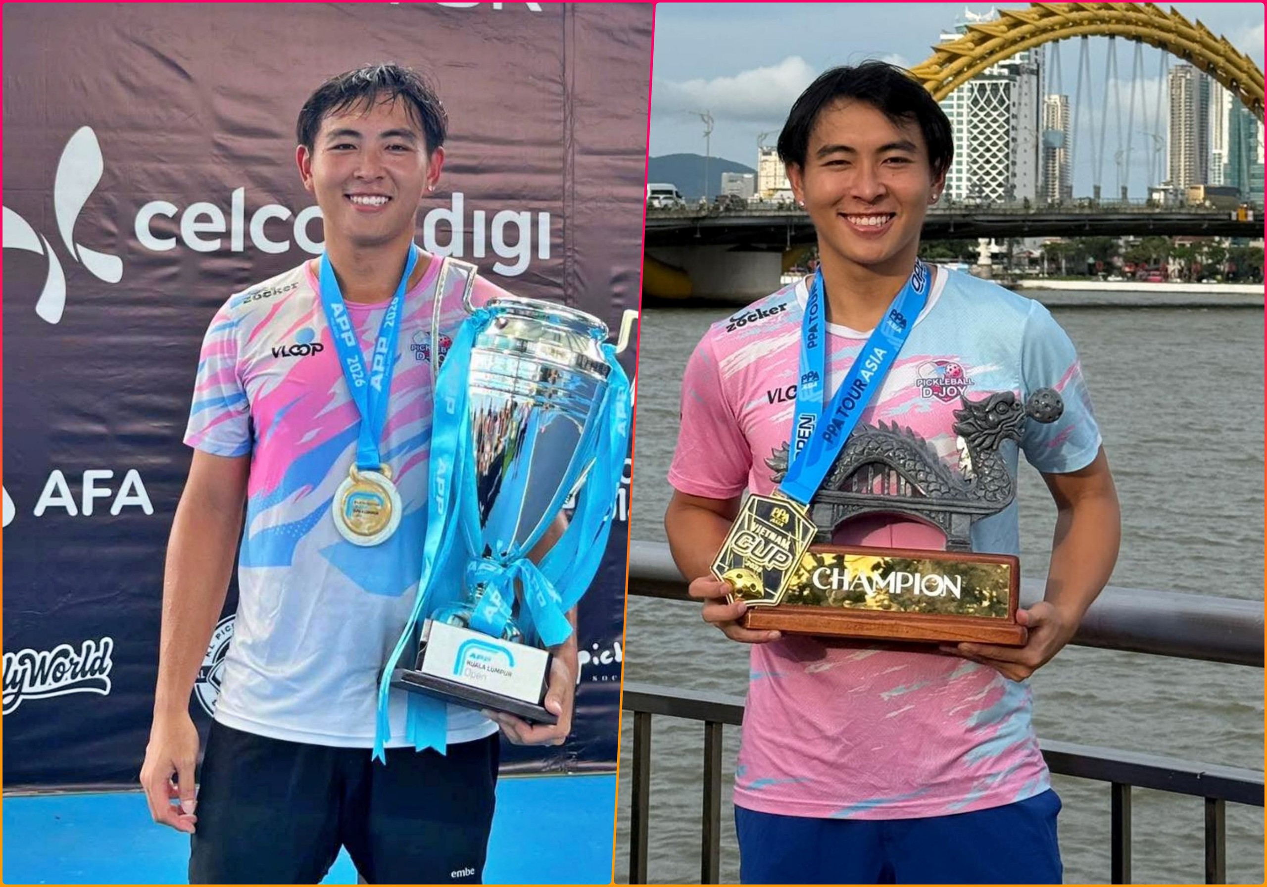 Nhà vô địch pickleball Phúc Huỳnh đổi hướng đánh đôi - Ảnh 3.