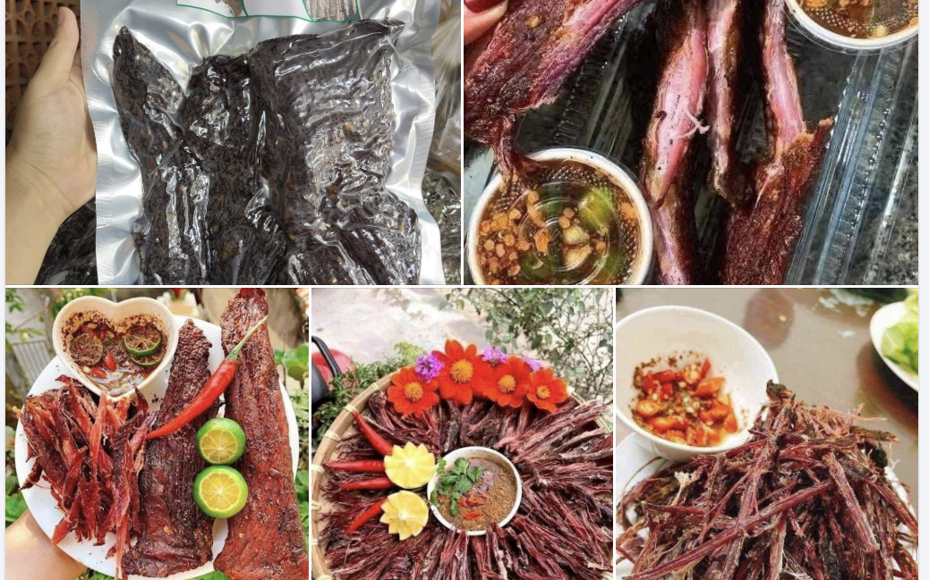 Thịt trâu gác bếp giá rẻ bất thường tràn lan mạng xã hội, cảnh báo hàng giả