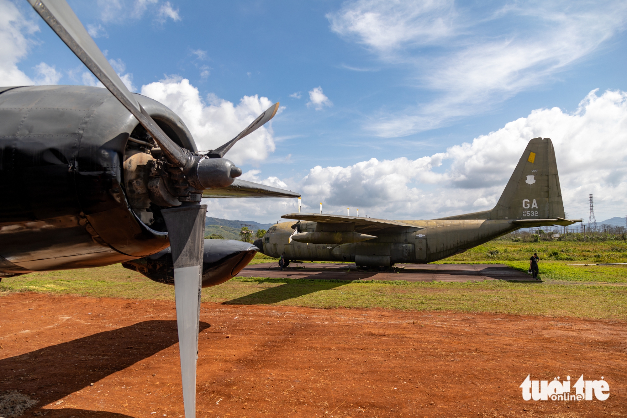 Ngắm 2 máy bay vận tải quân sự hạng nặng của Mỹ tại Quảng Trị - Ảnh 6.