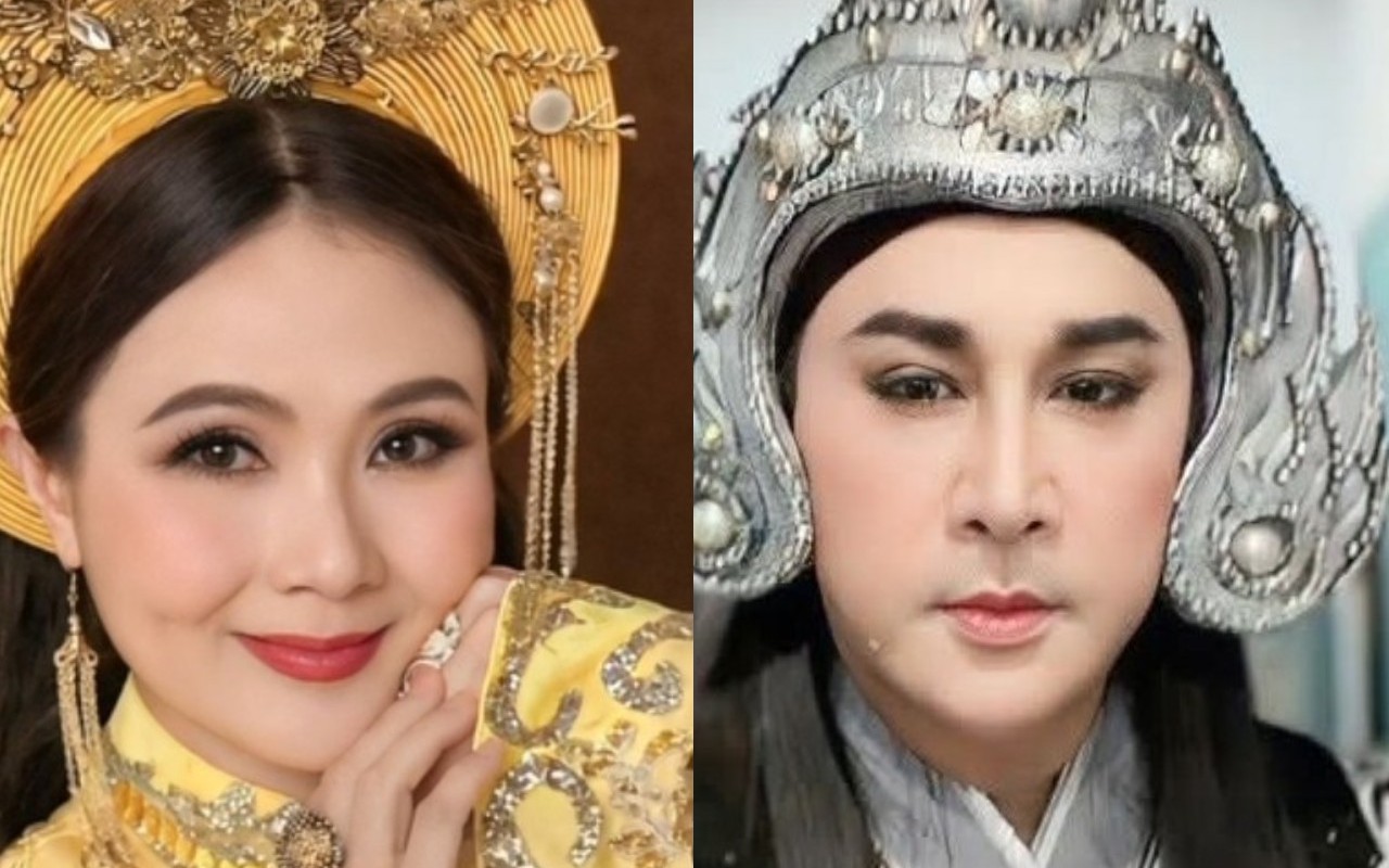NSND Thanh Ngân và NSƯT Kim Tử Long hóa thân công chúa Ngọc Hân và vua Quang Trung trong đêm diễn lịch sử