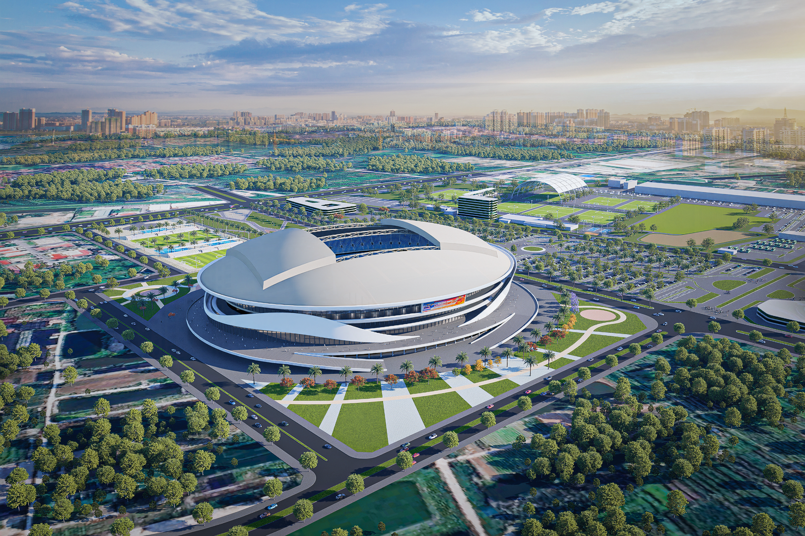 Construction advances on 60,000-seat World Cup-standard stadium near Hanoi- Ảnh 17. Construction advances on 60,000-seat World Cup-standard stadium near Hanoi- Ảnh 17.