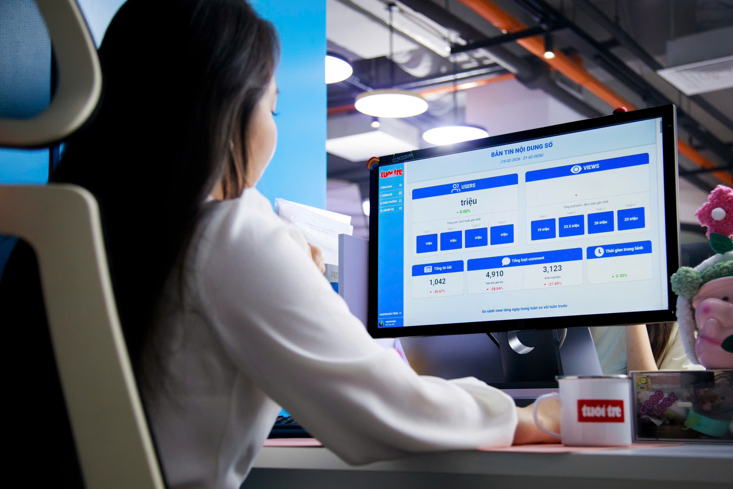 Khánh thành trung tâm điều hành tòa soạn số và không gian làm việc mới của báo Tuổi Trẻ - Ảnh 12.