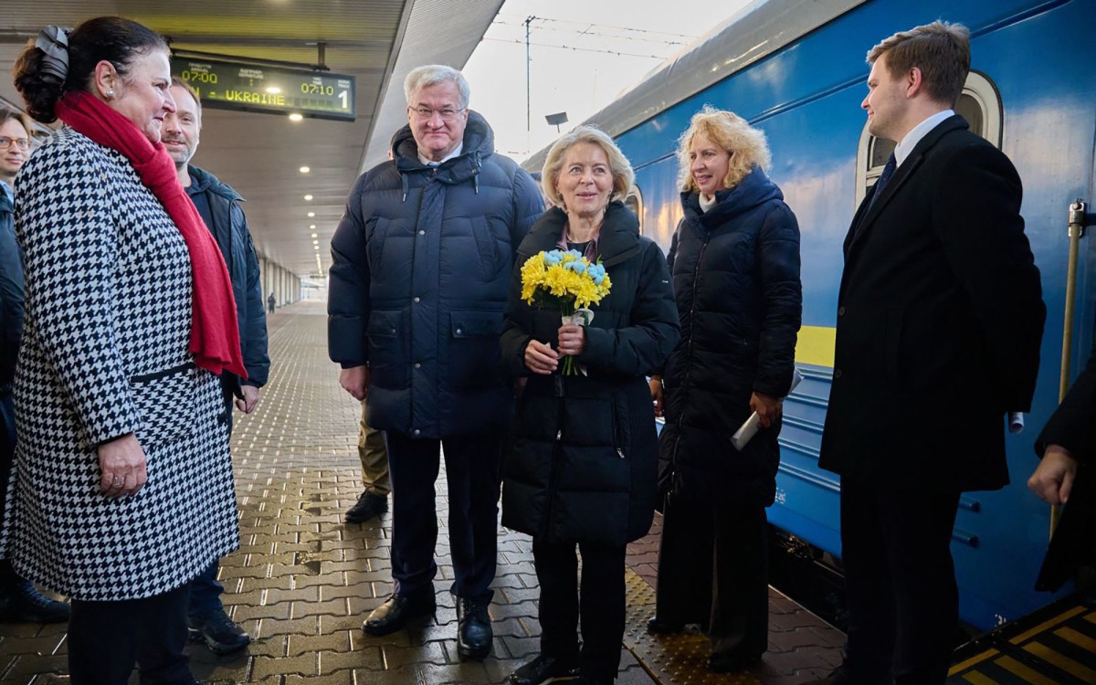 Chủ tịch Ủy ban châu Âu cùng lãnh đạo Bắc Âu thăm Kiev, thể hiện ủng hộ Ukraine sau 4 năm xung đột