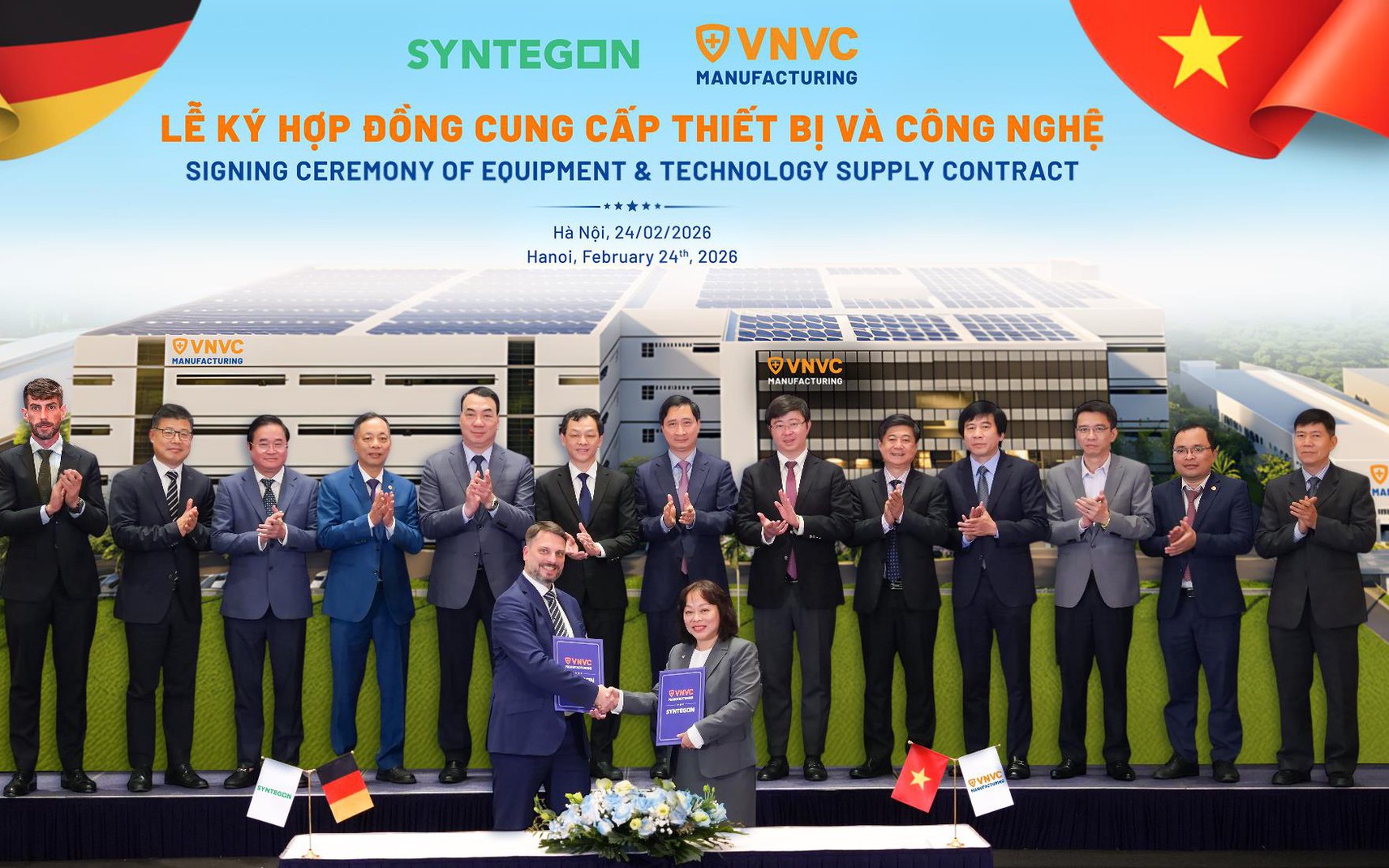 VNVC và Syntegon ký kết hợp tác, đưa công nghệ sản xuất vắc xin hiện đại hàng đầu thế giới về Việt Nam