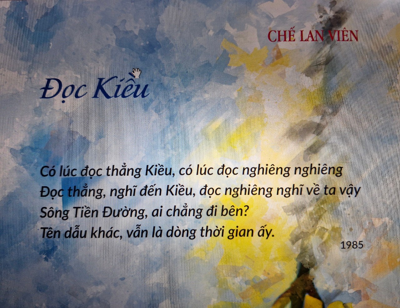 đường thơ - Ảnh 1.