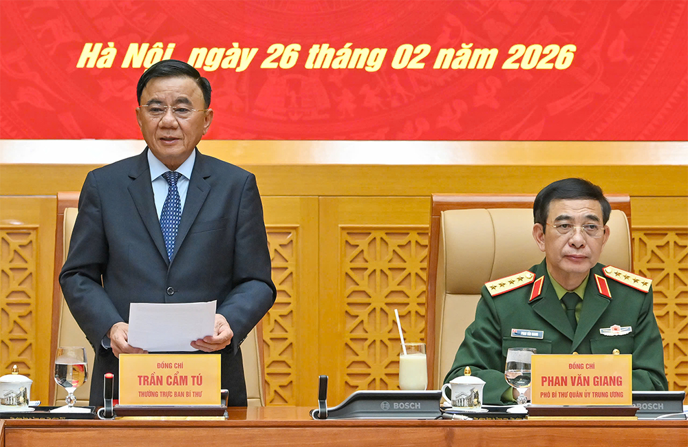 Công bố quyết định kiểm tra, giám sát của Bộ Chính trị với Ban Thường vụ Quân ủy Trung ương - Ảnh 1.