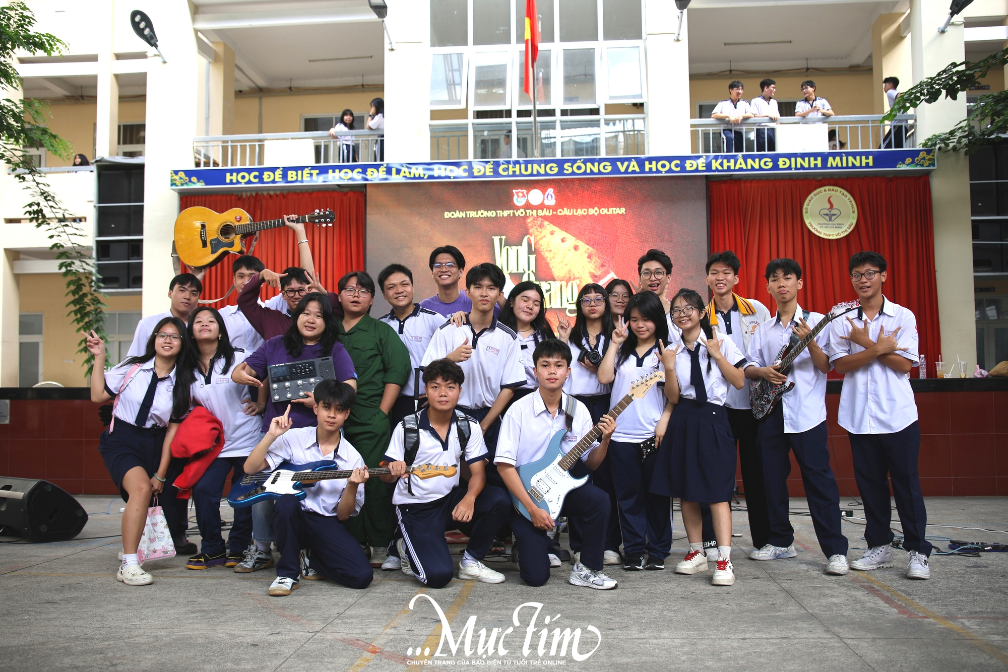 THPT Võ Thị Sáu sôi động với show âm nhạc Indiego giờ ra chơi - Ảnh 9.