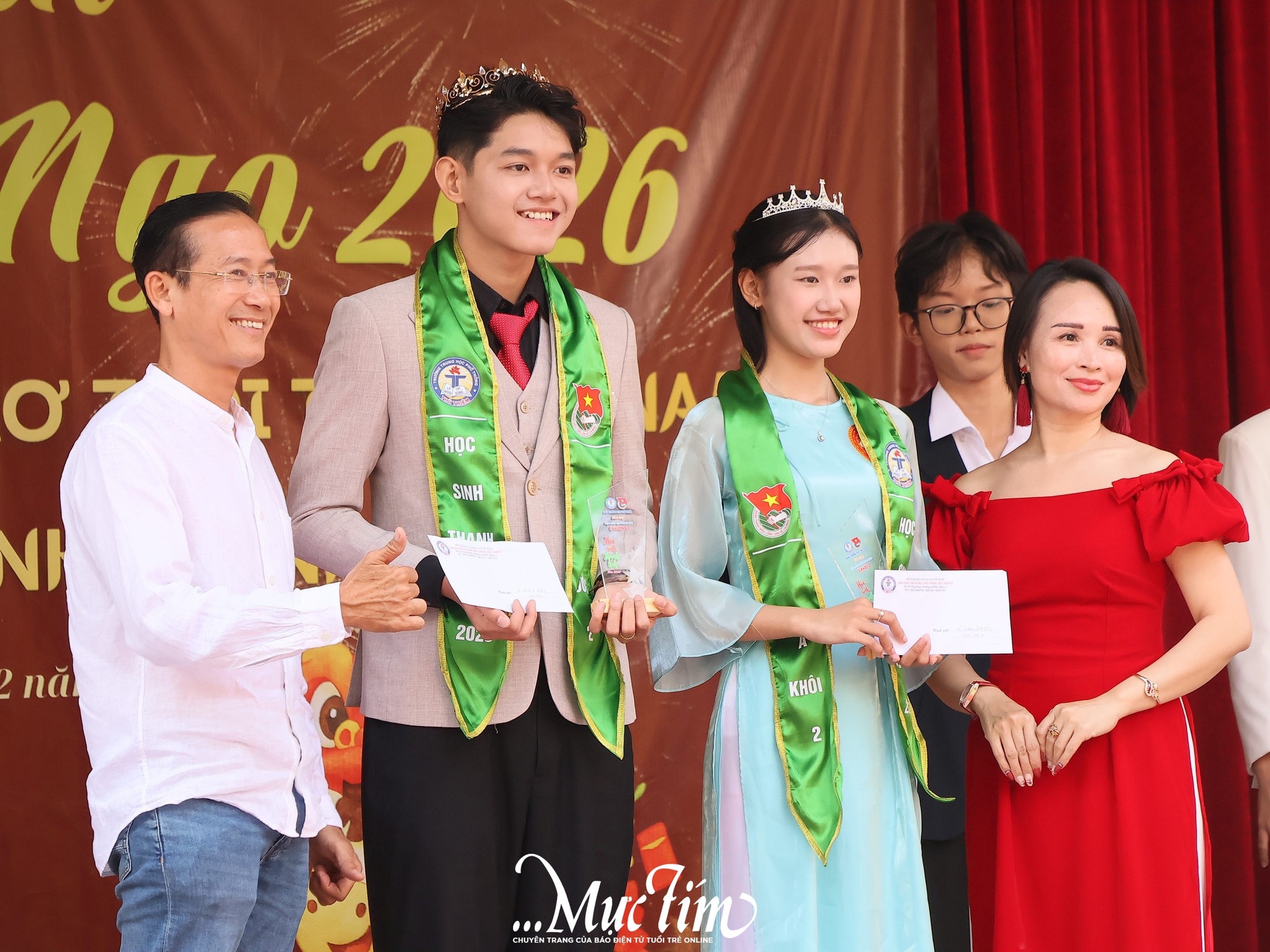 Gặp gỡ nam sinh và nữ sinh thanh lịch tại hội xuân Trường THPT Thủ Thiêm - Ảnh 15.