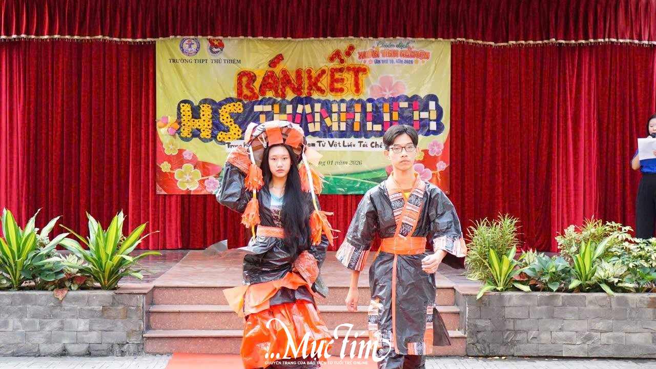 Gặp gỡ nam sinh và nữ sinh thanh lịch tại hội xuân Trường THPT Thủ Thiêm - Ảnh 16.