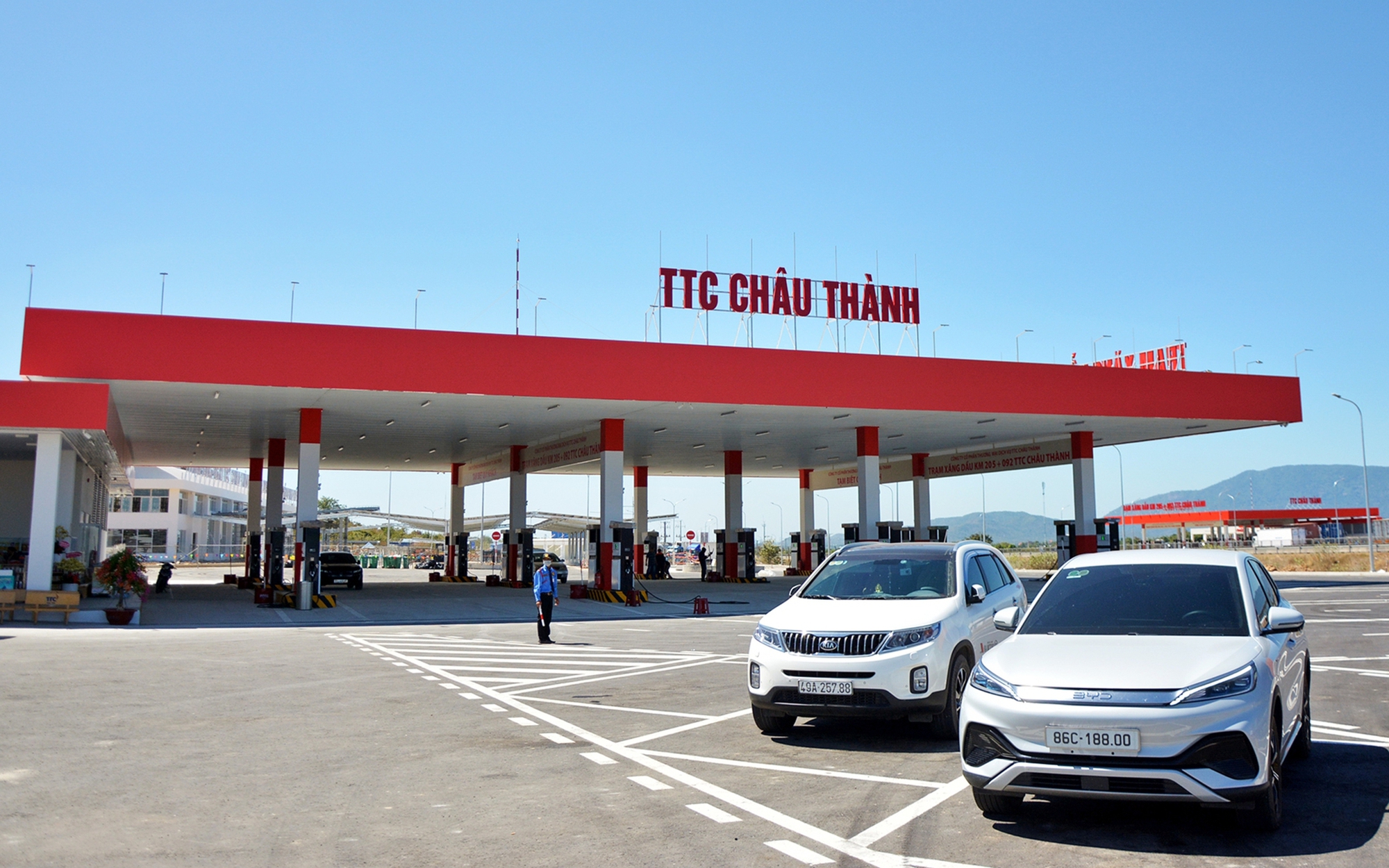 Cửa hàng xăng dầu tại trạm dừng nghỉ cao tốc Vĩnh Hảo - Phan Thiết có thể hoạt động trước Tết