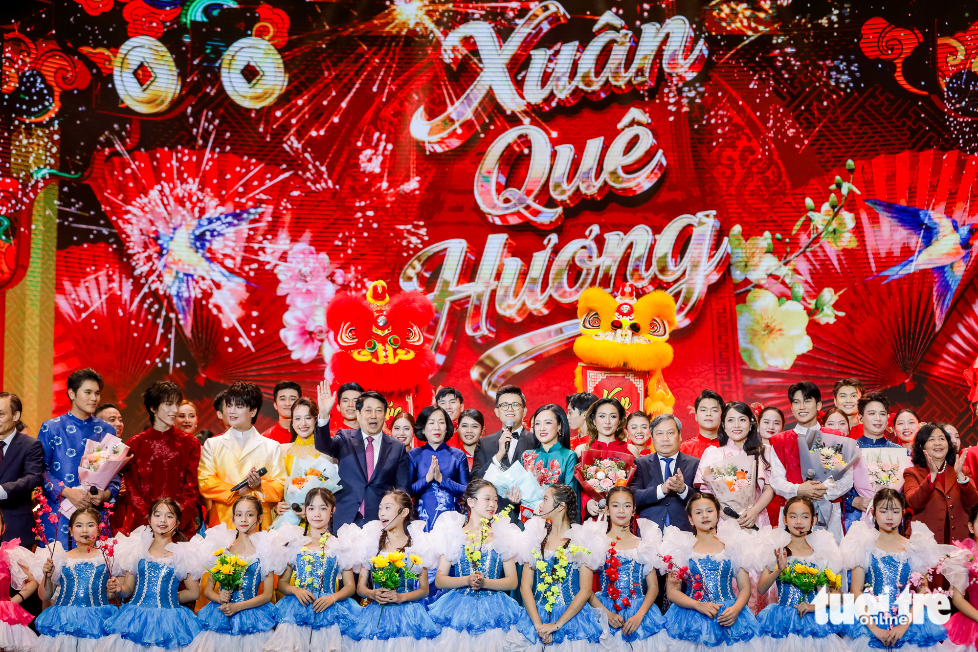 Chủ tịch nước Lương Cường đọc thư chúc Tết kiều bào xa Tổ quốc tại chương trình Xuân quê hương - Ảnh 5.