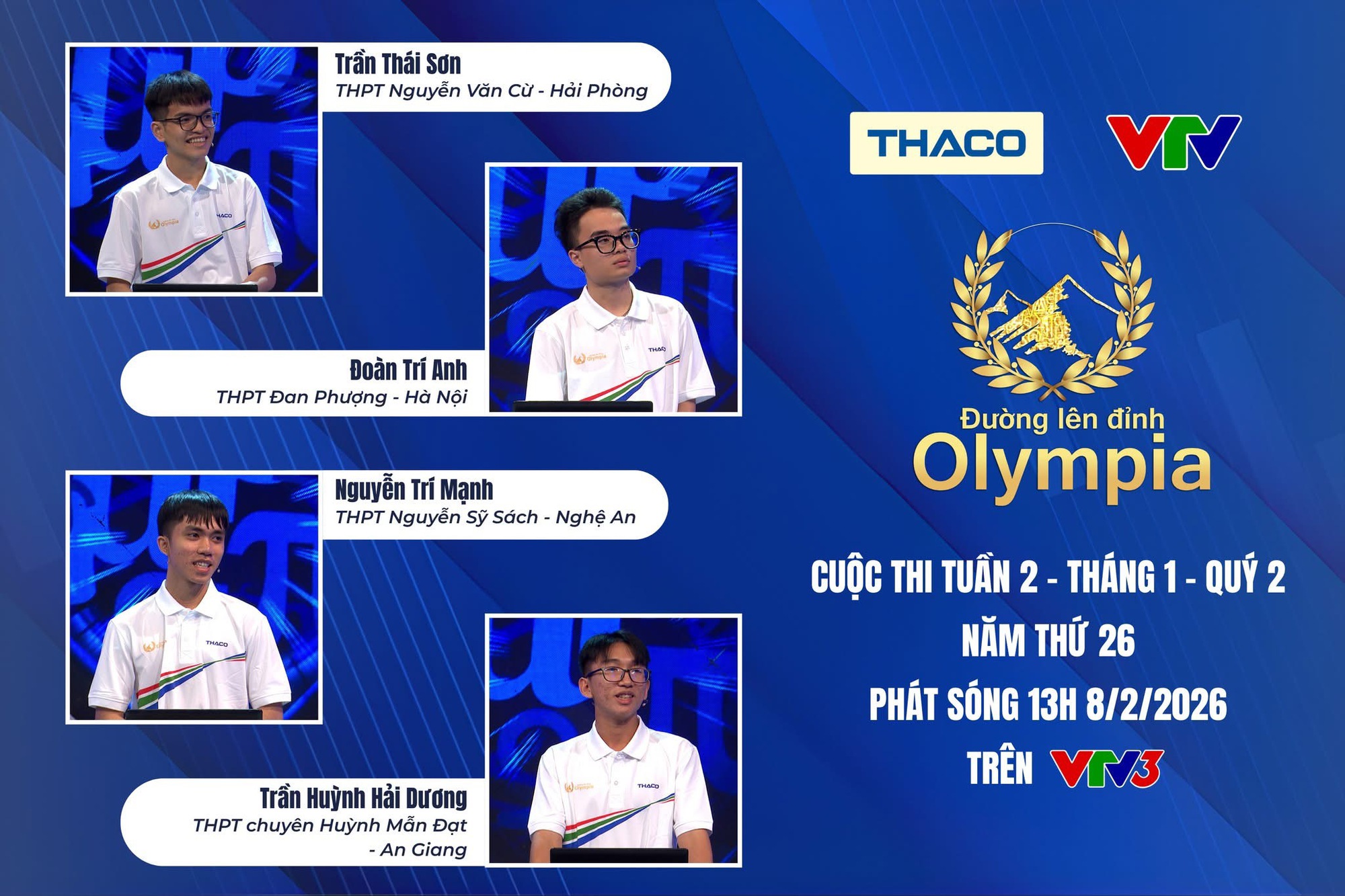 Giải ô chữ xuất sắc, nam sinh Hà Nội giành vòng nguyệt quế Đường lên đỉnh Olympia- Ảnh 1.