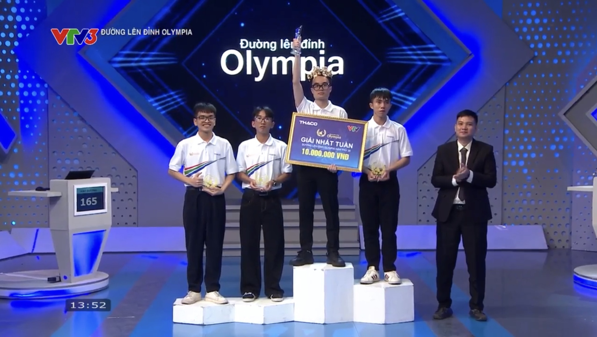 Giải ô chữ xuất sắc, nam sinh Hà Nội giành vòng nguyệt quế Đường lên đỉnh Olympia- Ảnh 5.