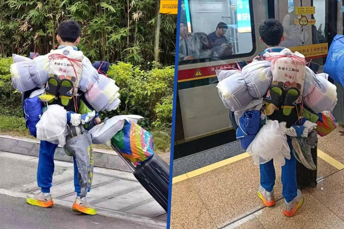 Học sinh 14 tuổi gây sốt mạng với kỹ năng sắp xếp hành lý gọn gàng sau trại hè quốc phòng