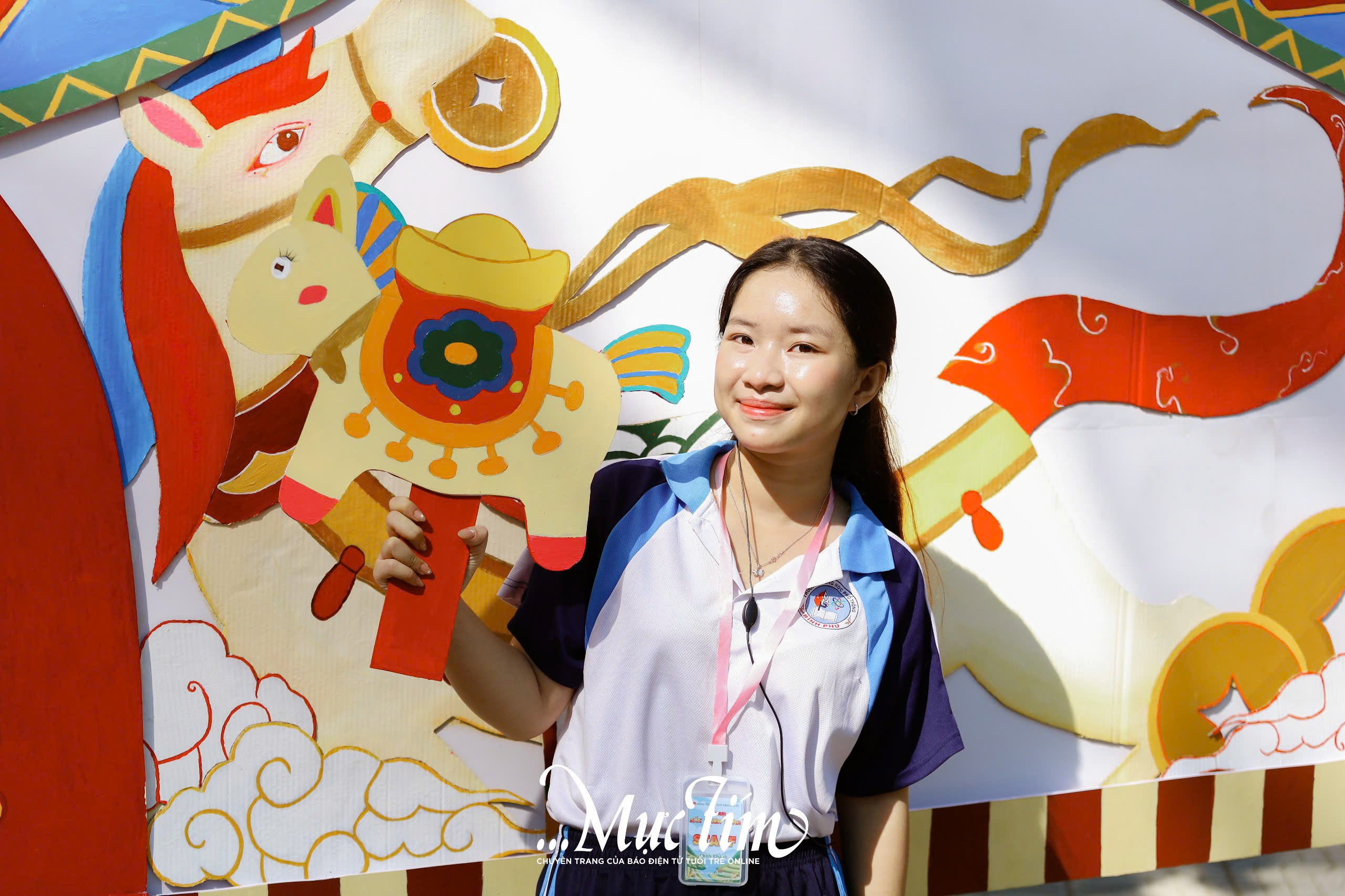 Hơn 500 học sinh sôi nổi tranh tài, thổi hồn Tết Việt vào hội xuân trường học- Ảnh 3.