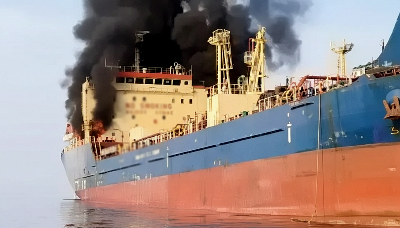 Giá dầu thế giới tăng sốc, hàng trăm tàu kẹt ngoài cửa eo biển Hormuz - Ảnh 1.