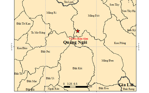 Magnitude-3.6 earthquake hits Vietnam’s Quang Ngai - Ảnh 1.