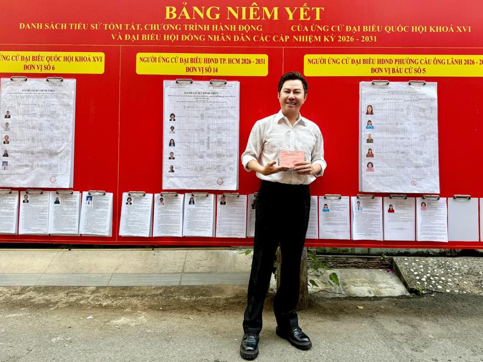 Sao Việt khoe những khoảnh khắc khó quên khi đi bầu cử - Ảnh 7.