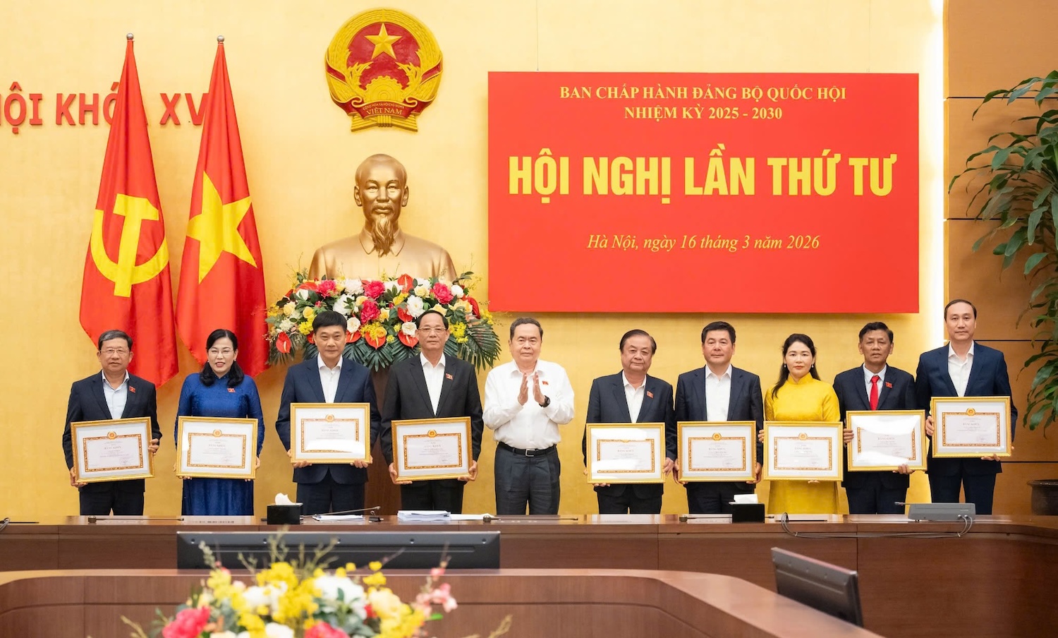 Chủ tịch Quốc hội Trần Thanh Mẫn phát biểu về kết quả bầu cử và chương trình hành động mới
