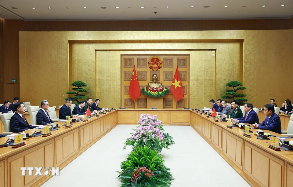 Thủ tướng Phạm Minh Chính tiếp các Bộ trưởng Ngoại giao, Quốc phòng và Công an Trung Quốc: Chủ động phát triển quan hệ hữu nghị