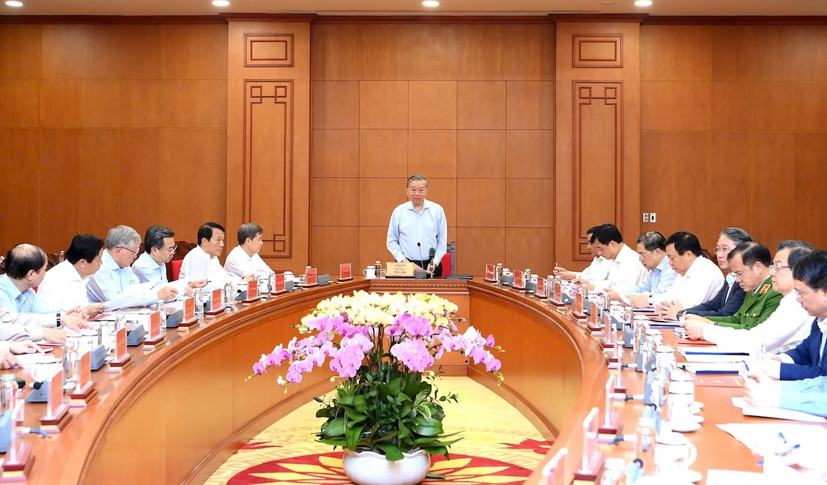 Tổng Bí thư Tô Lâm: Kiểm soát các lĩnh vực then chốt, tiềm ẩn nguy cơ cao xảy ra tham nhũng - Ảnh 1.