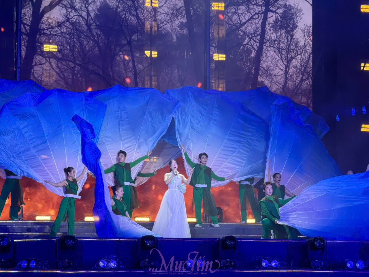 Hoa hậu Ngọc Châu, nhạc sĩ Nguyễn Văn Chung hưởng ứng Giờ Trái đất cùng 1.000 đoàn viên - Ảnh 2.